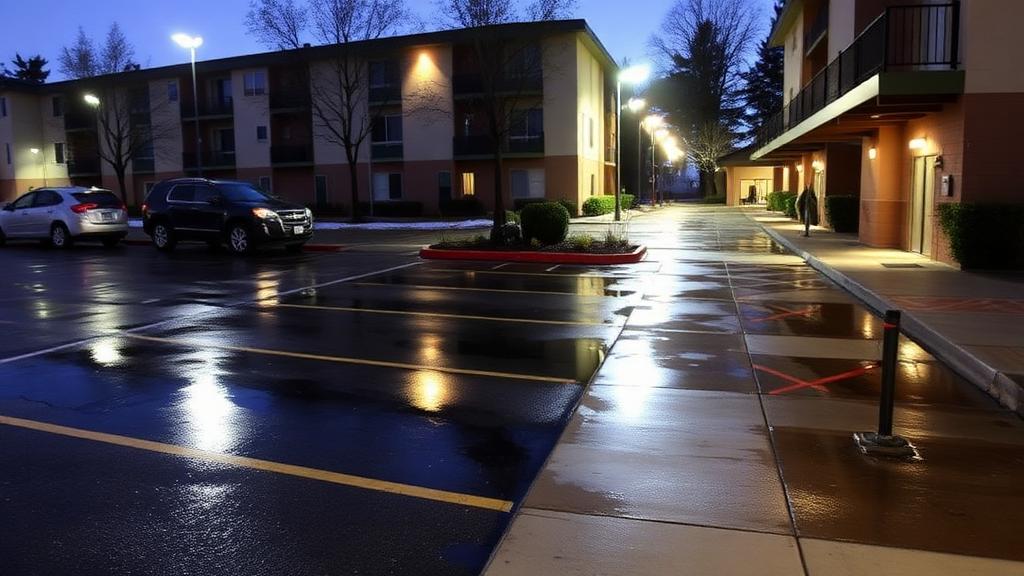 Before and after commercial building cleaning comparison